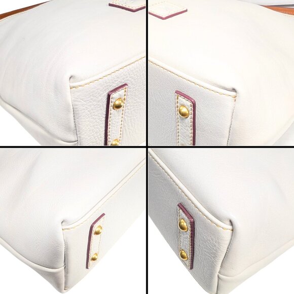 Dooney & Bourke NWT Florentine Randy Ivory Ecru Leather Shoulder Bag - Picture 6 of 11